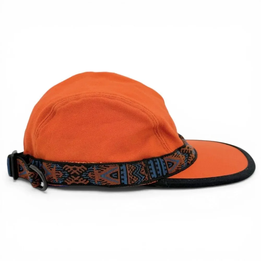 KAVU Organic Cotton Canvas Strapcap Outdoor Hat Adjustable Sweet Potato Medium